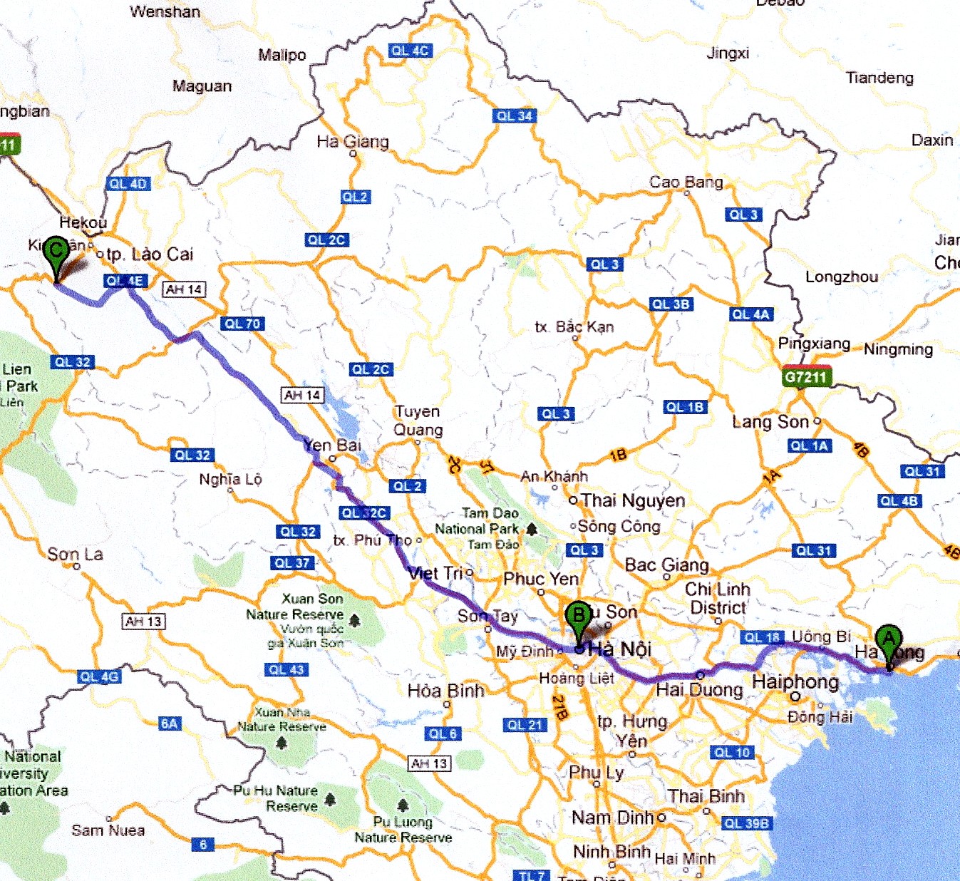 Vietnam  Map